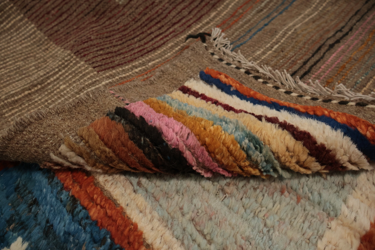 Multicolor Moroccan Area Rug 8x10 for Contemporary Spaces