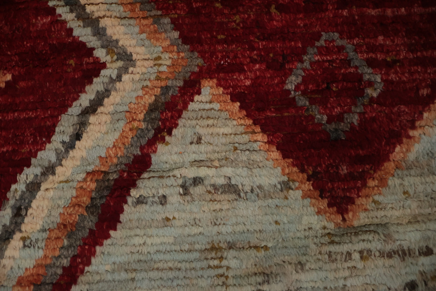 Rustic Charm Moroccan Large Area Rug 9x12 with Geometric Patterns