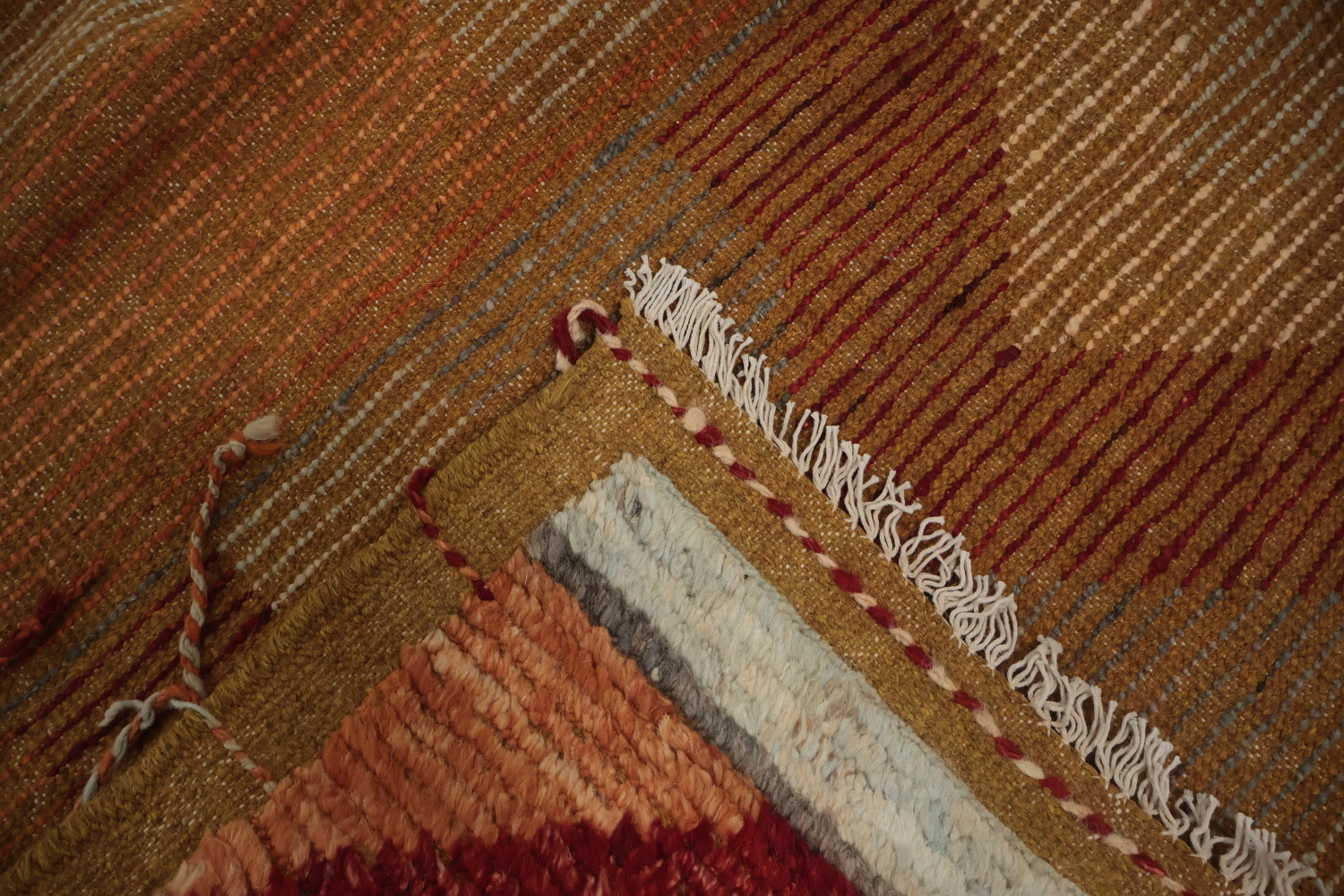 Rustic Charm Moroccan Large Area Rug 9x12 with Geometric Patterns