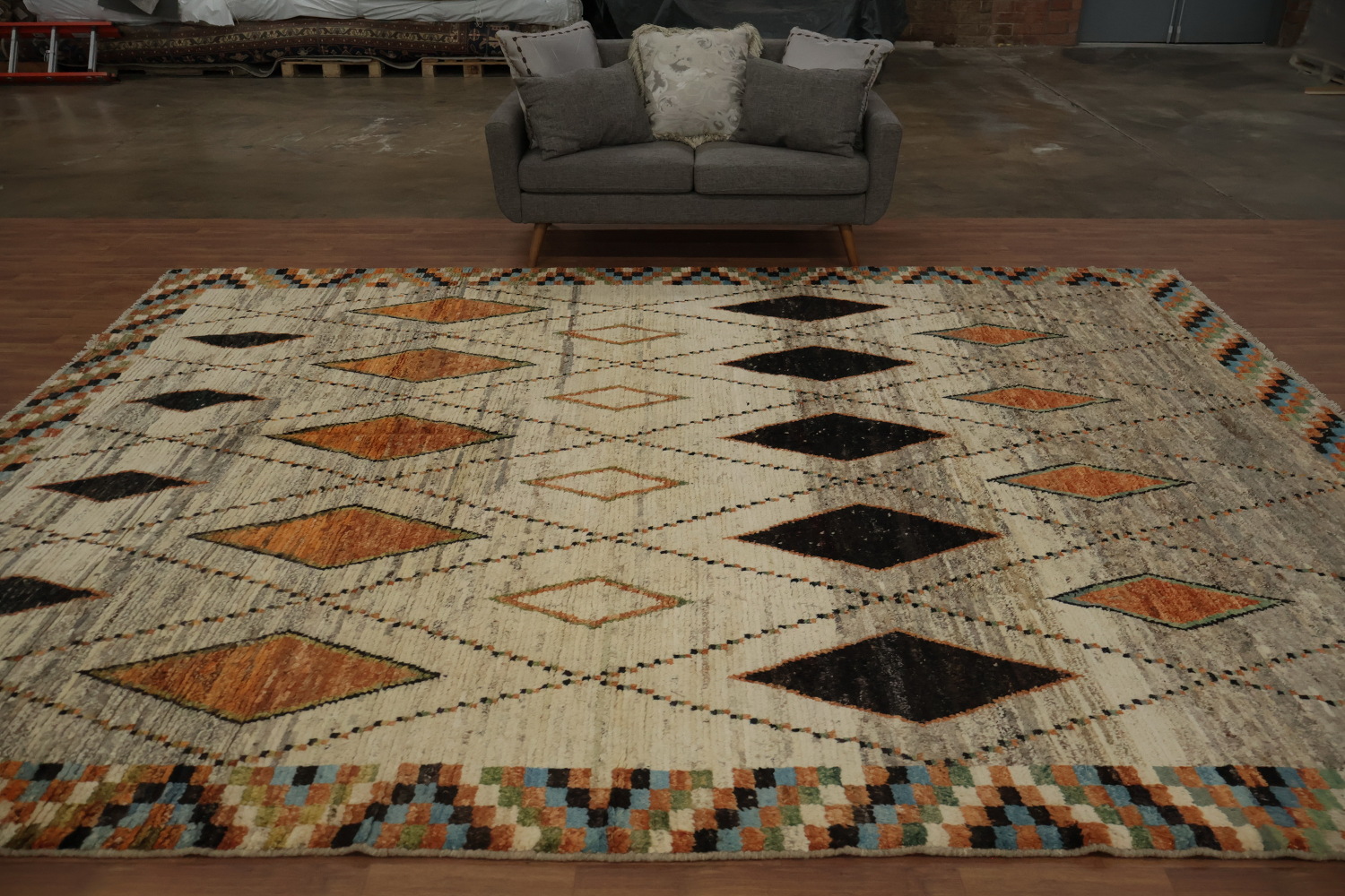 Diamond Design Moroccan Large Area Rug 10x14 for a Cozy Living Space