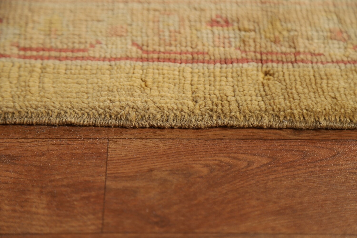 Pre-1900 Antique Vegetable Dye Oushak Large Rug 12x14