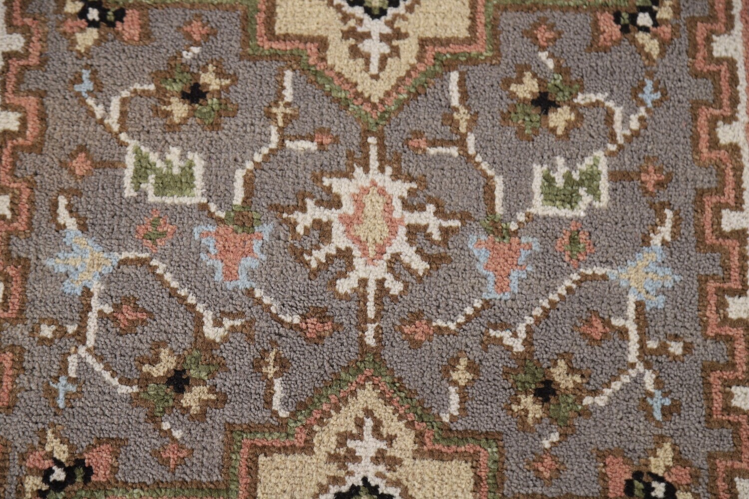 Geometric Heriz Serapi Oriental Runner Rug 3x12