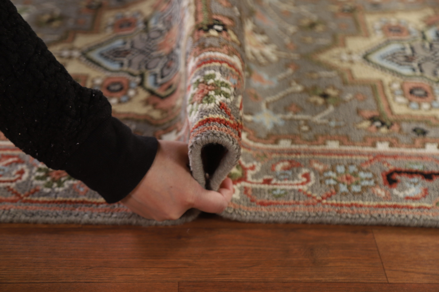Geometric Heriz Serapi Oriental Runner Rug 3x12