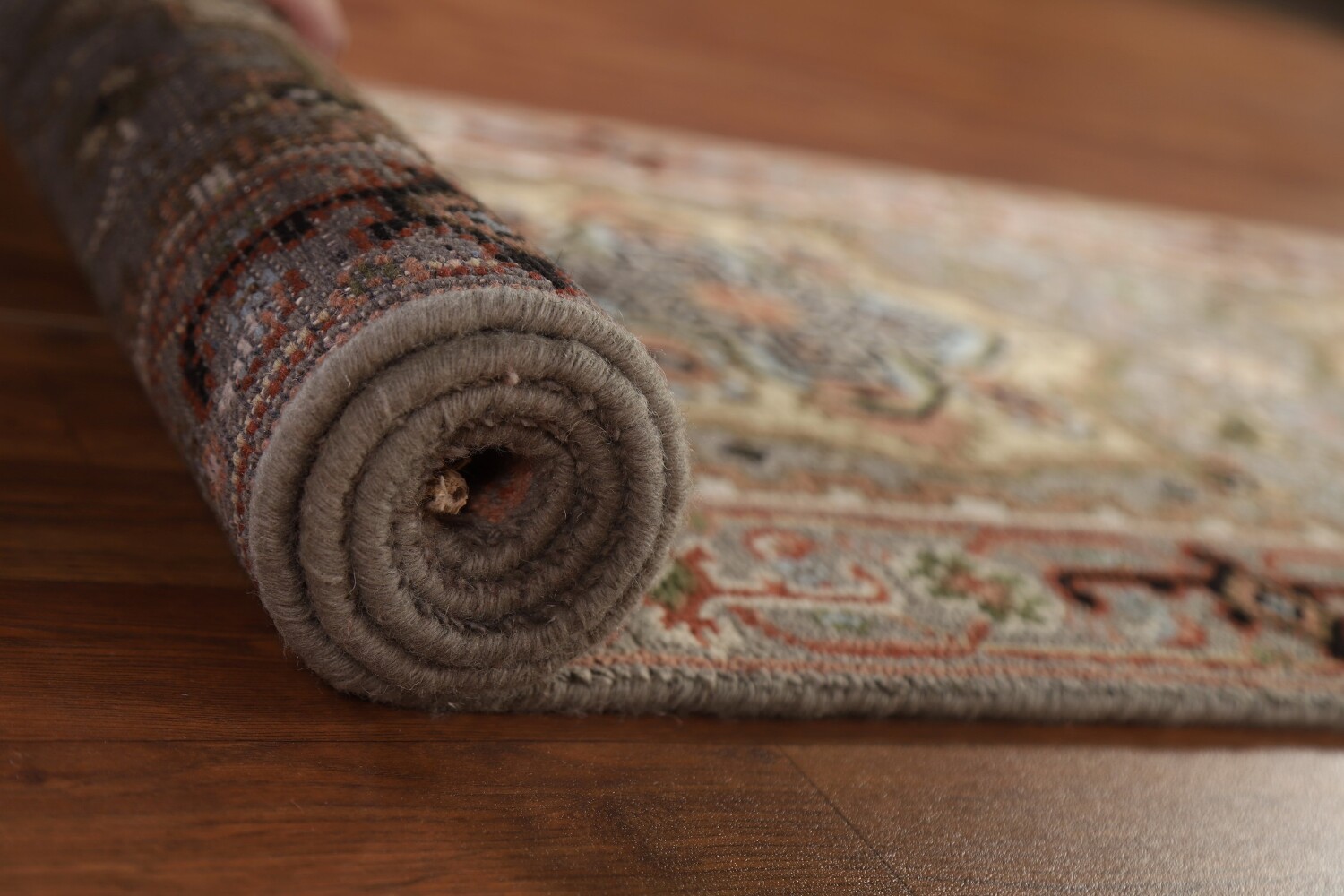 Geometric Heriz Serapi Oriental Runner Rug 3x12