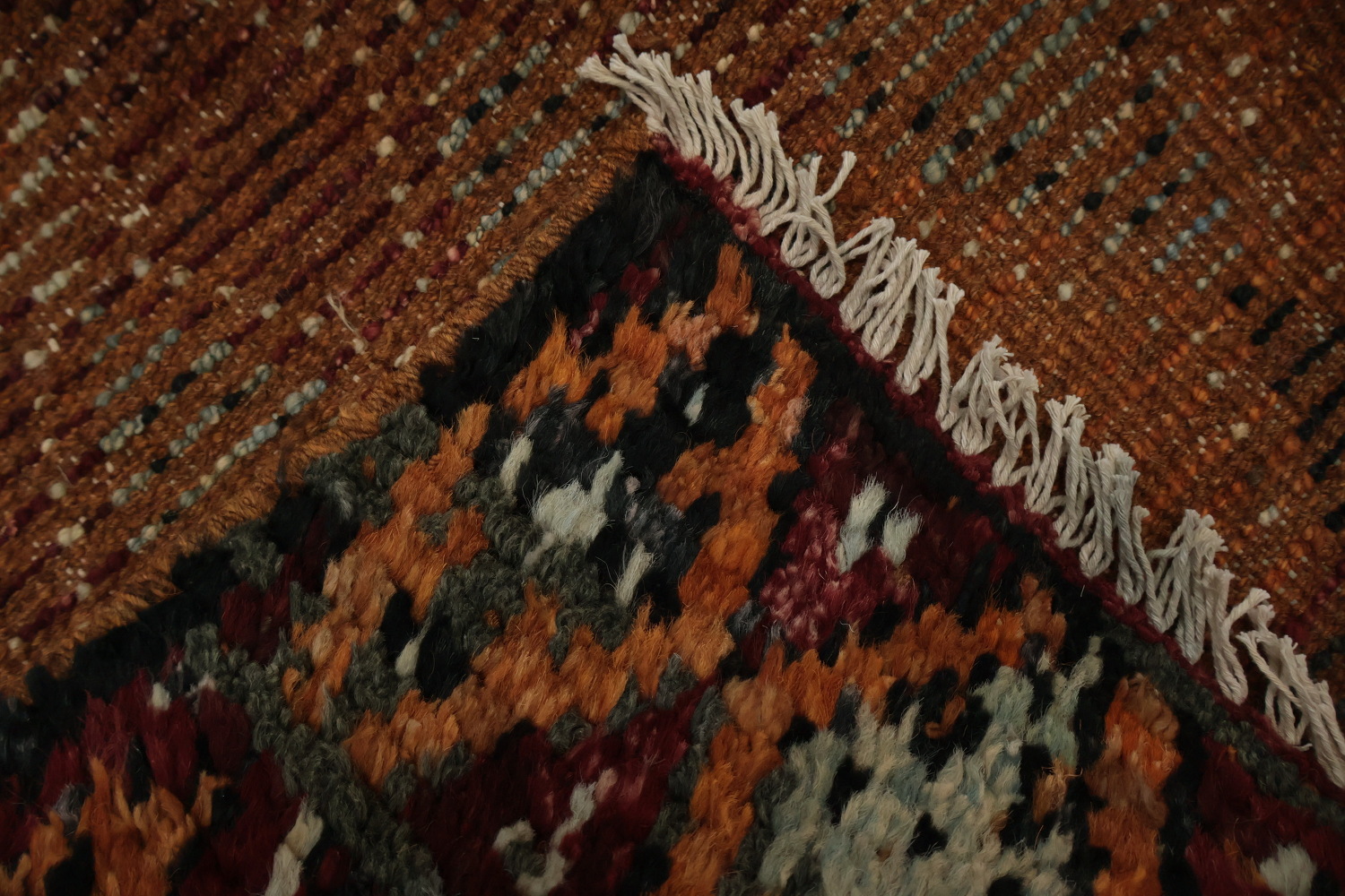 Geometric Moroccan Handmade Area Rug 7x10