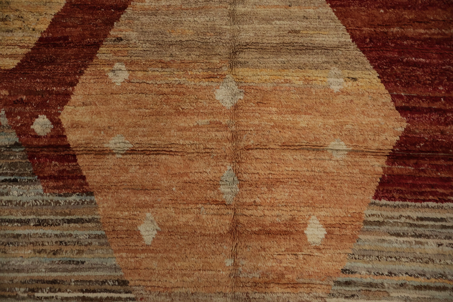 Rustic Moroccan Wool Large Rug 10x14 Accent Your Space with Elegance