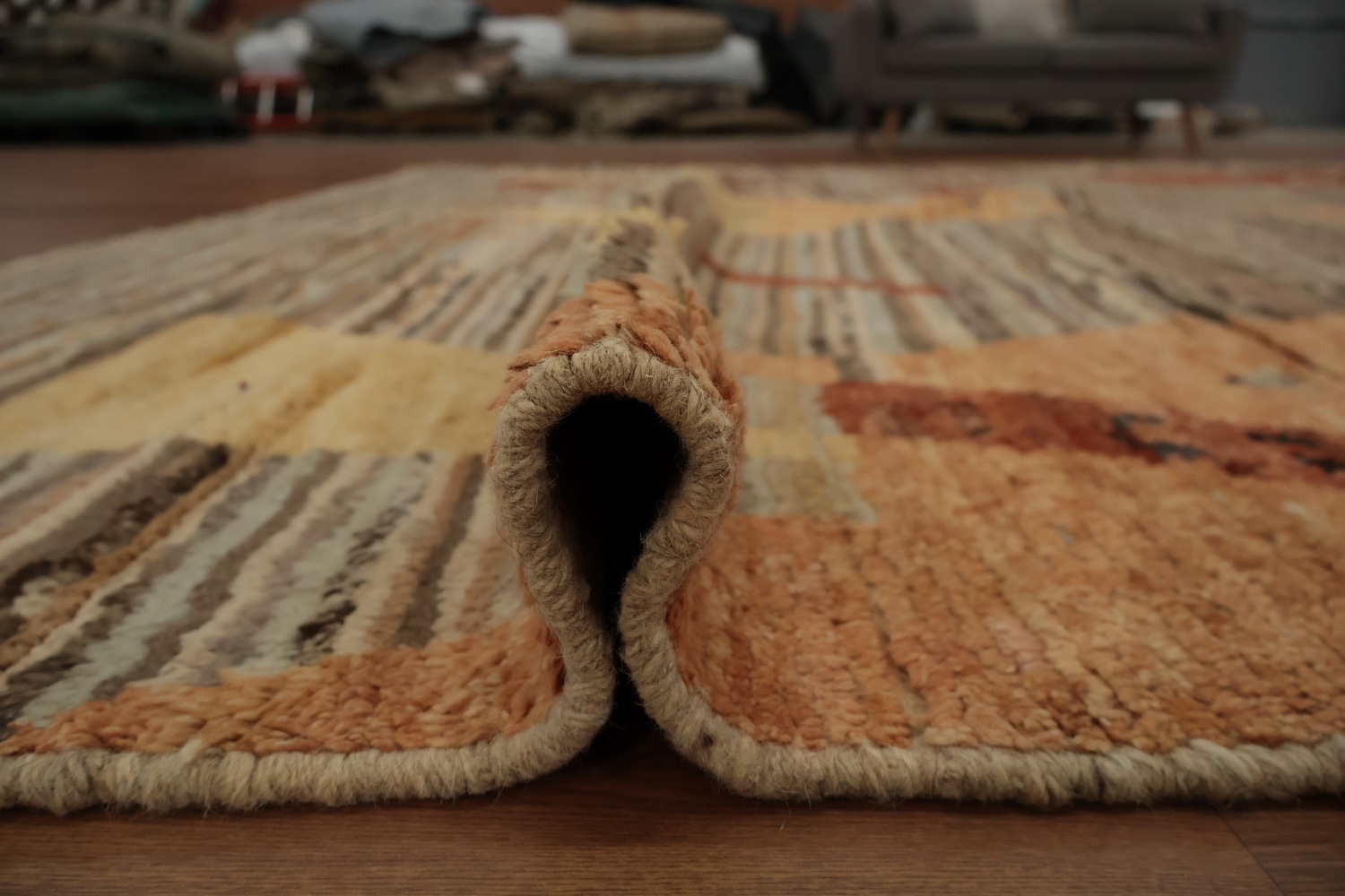 Rustic Moroccan Wool Large Rug 10x14 Accent Your Space with Elegance