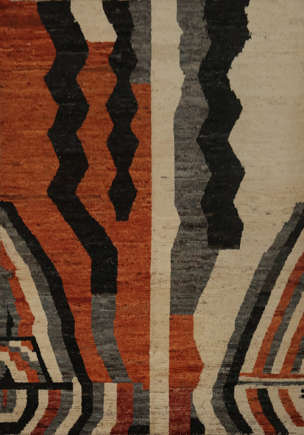 Bold Stripes Geometric Decorative Moroccan Area Rug 8x10