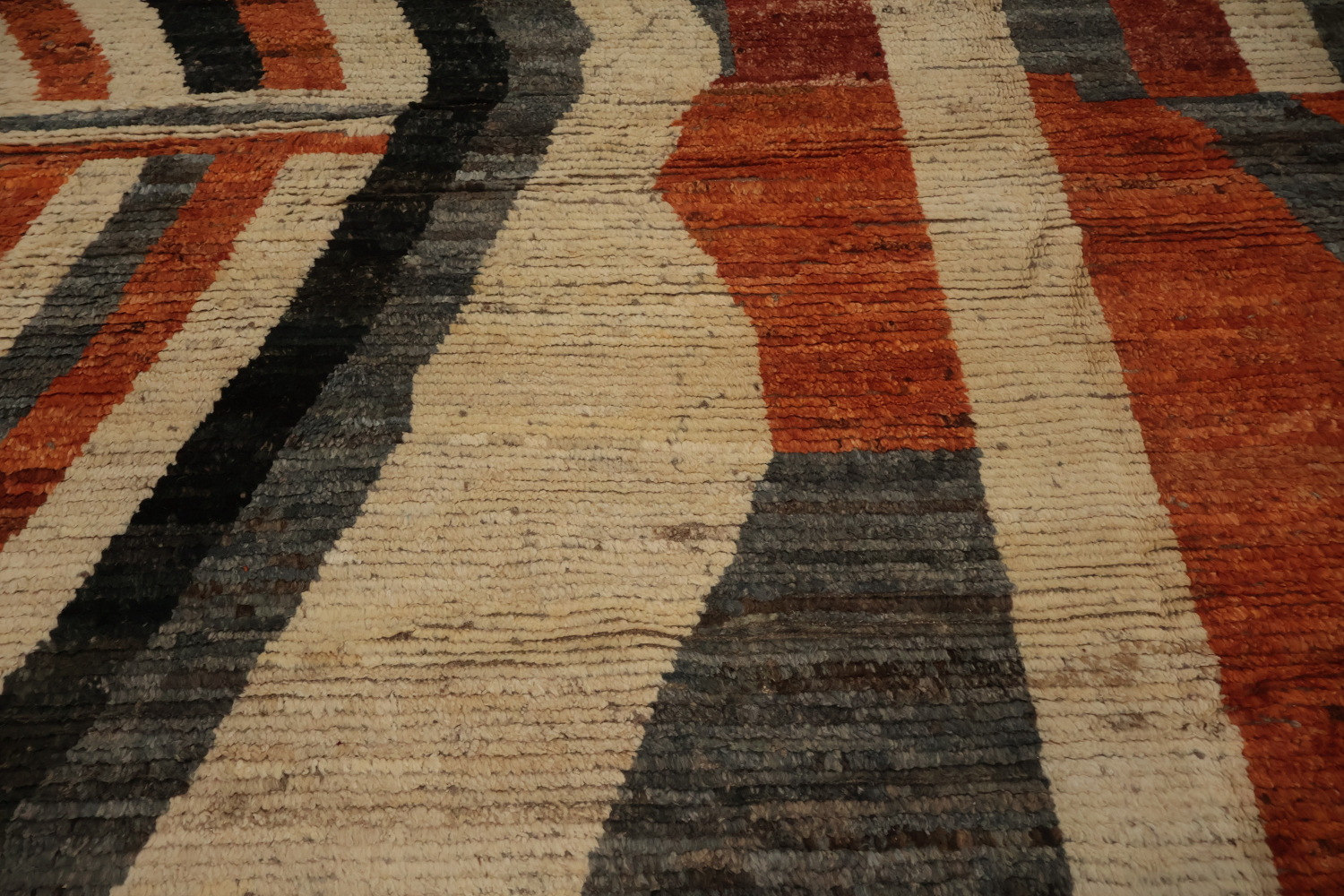 Bold Stripes Geometric Decorative Moroccan Area Rug 8x10