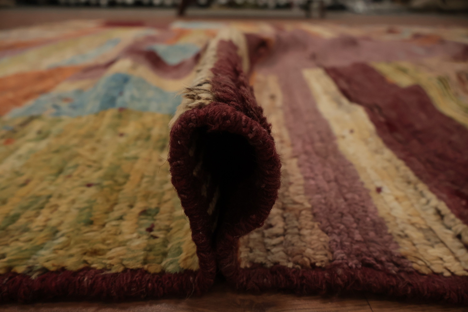 Earthy Moroccan Wool Area Rug 8x10 Elevates Room Aesthetic