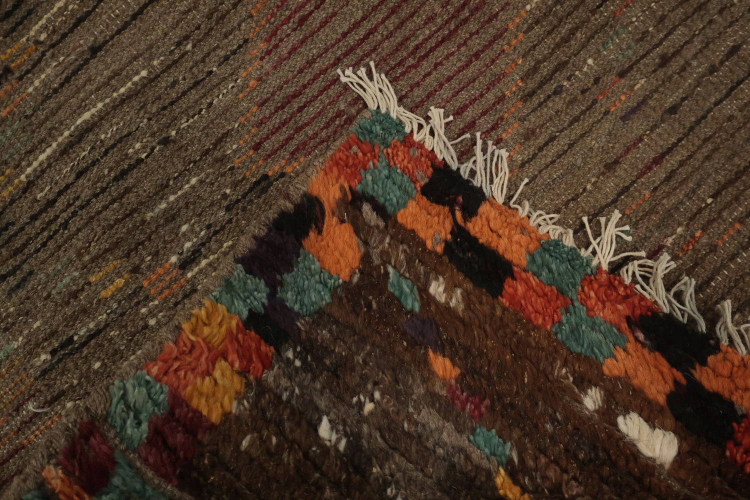 Create Cozy Ambiance with Earth-Toned Moroccan Area Rug 9x12