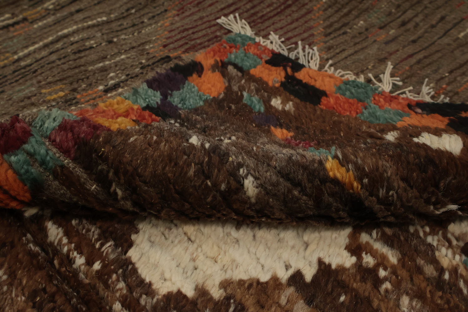 Create Cozy Ambiance with Earth-Toned Moroccan Area Rug 9x12
