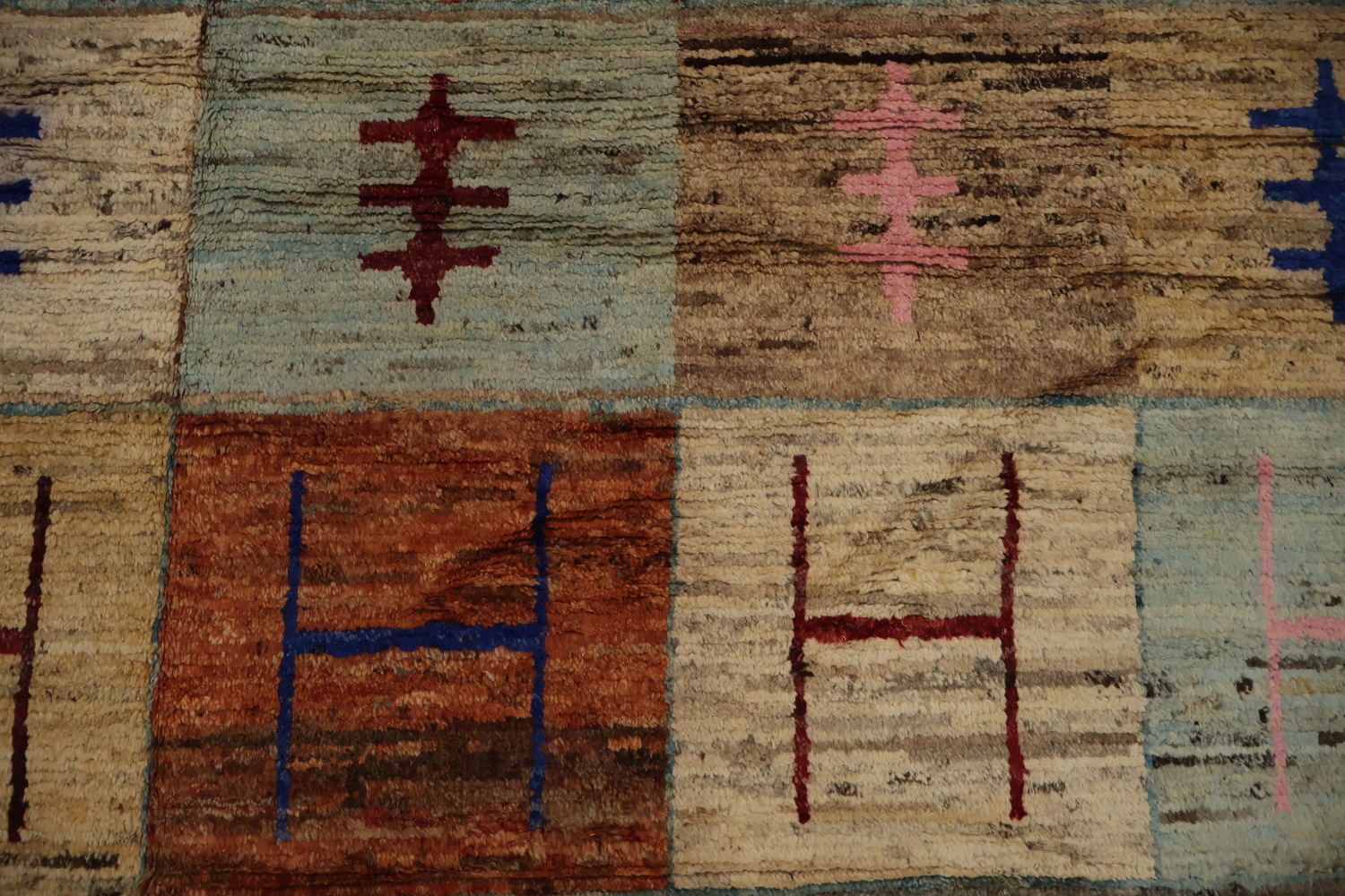 Multi-Color Moroccan Area Rug 10x13 for Contemporary Interiors