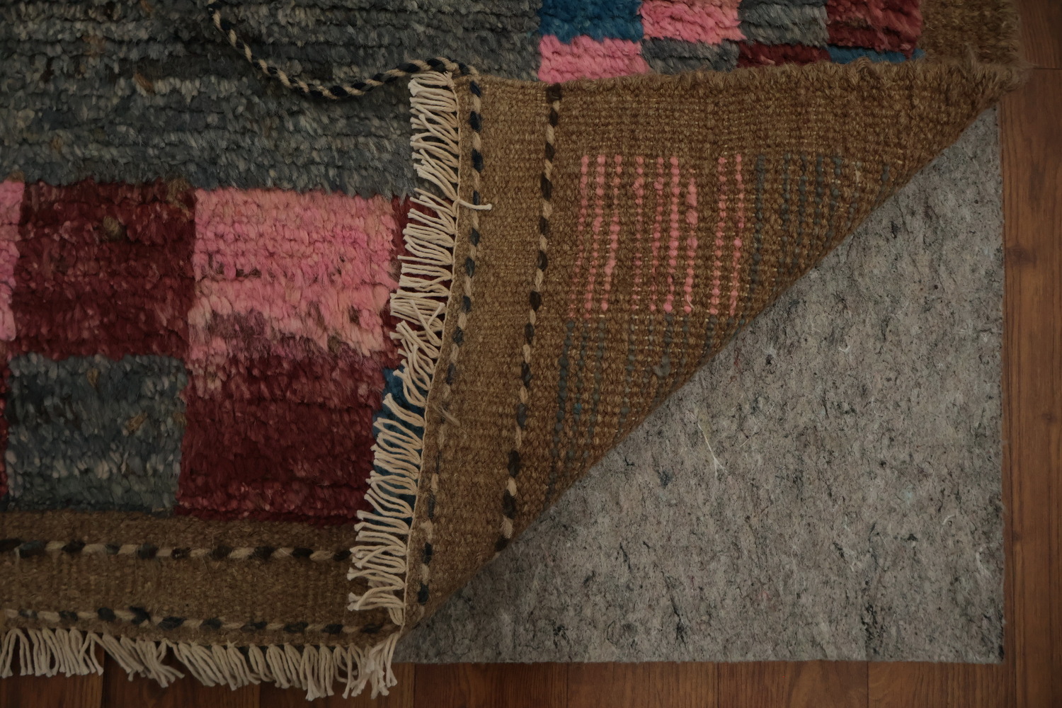 Artisan Moroccan Runner Rug 3x13 with a Unique Geometric Design