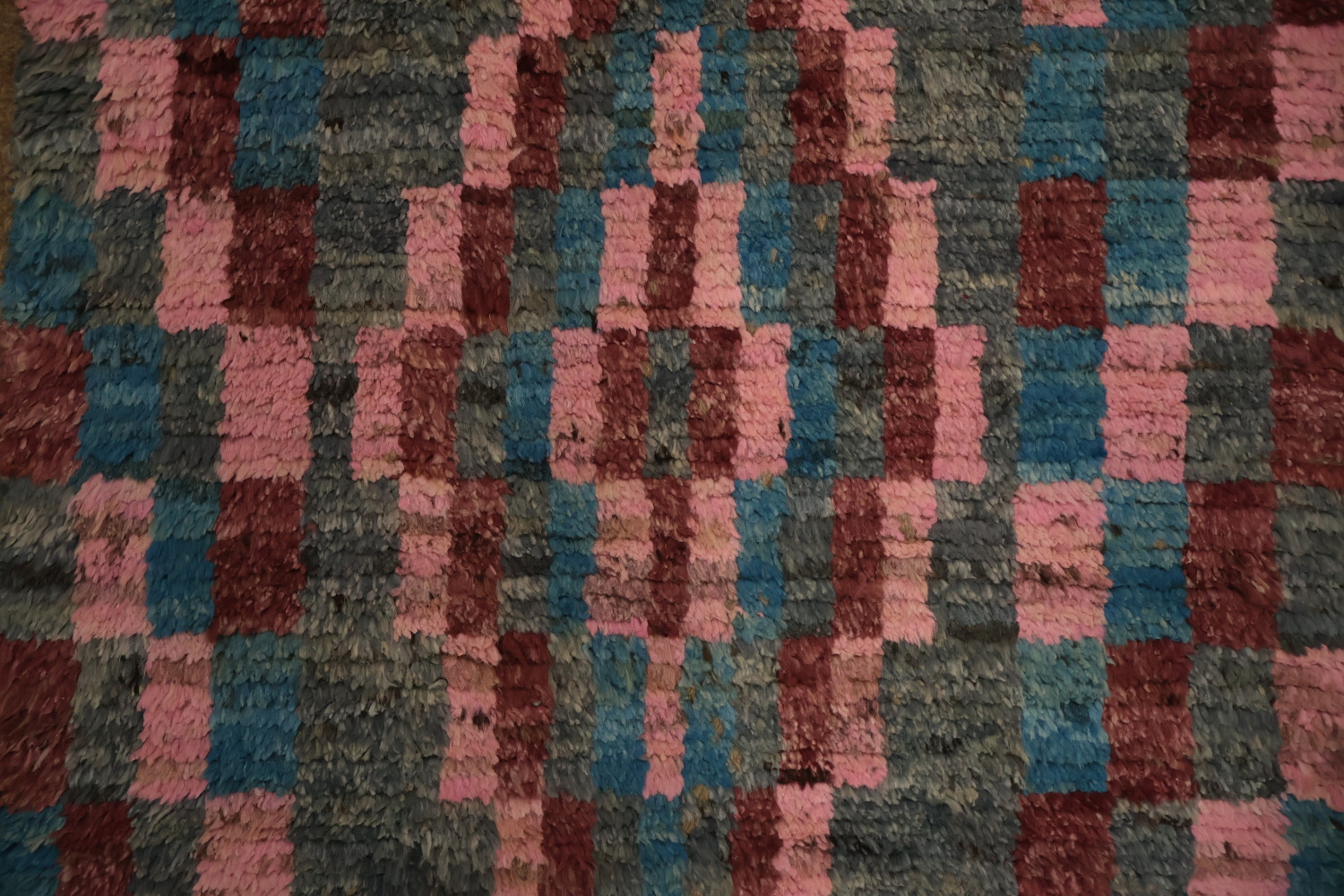 Artisan Moroccan Runner Rug 3x13 with a Unique Geometric Design