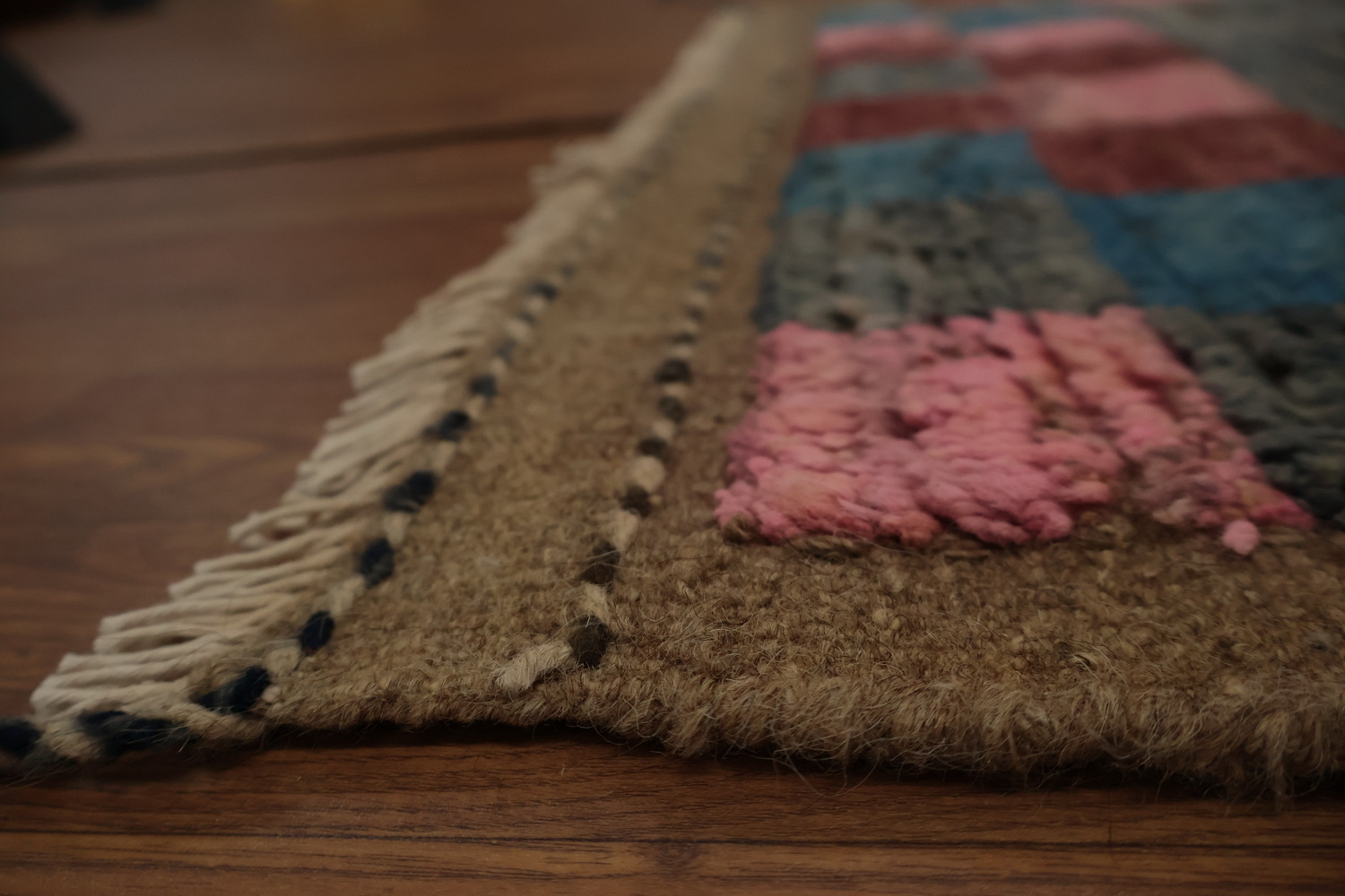 Artisan Moroccan Runner Rug 3x13 with a Unique Geometric Design