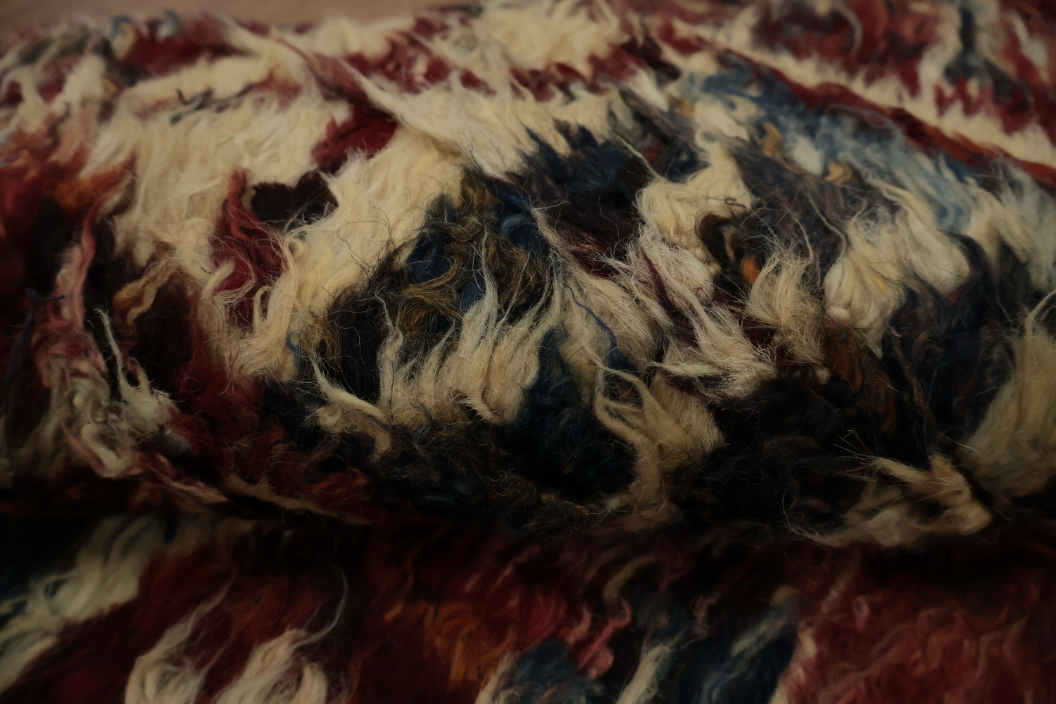 Bold Geometrics on a Classic Moroccan Area Rug 8x10