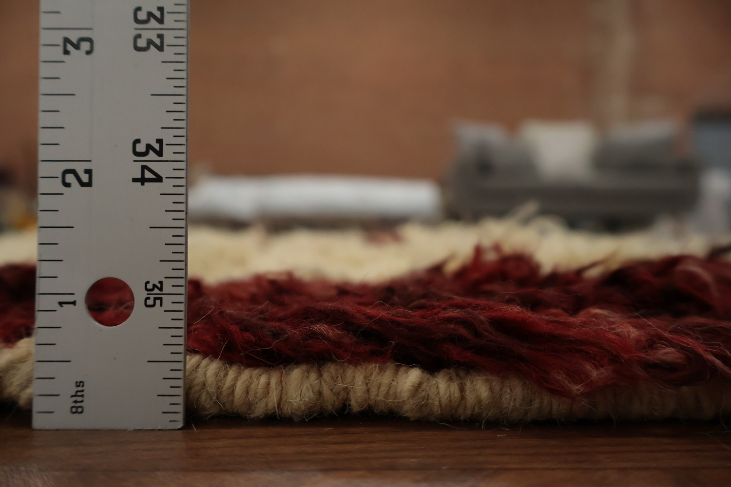 Unique Berber Moroccan Area Rug 7x9 with Bold and Earthy Hues