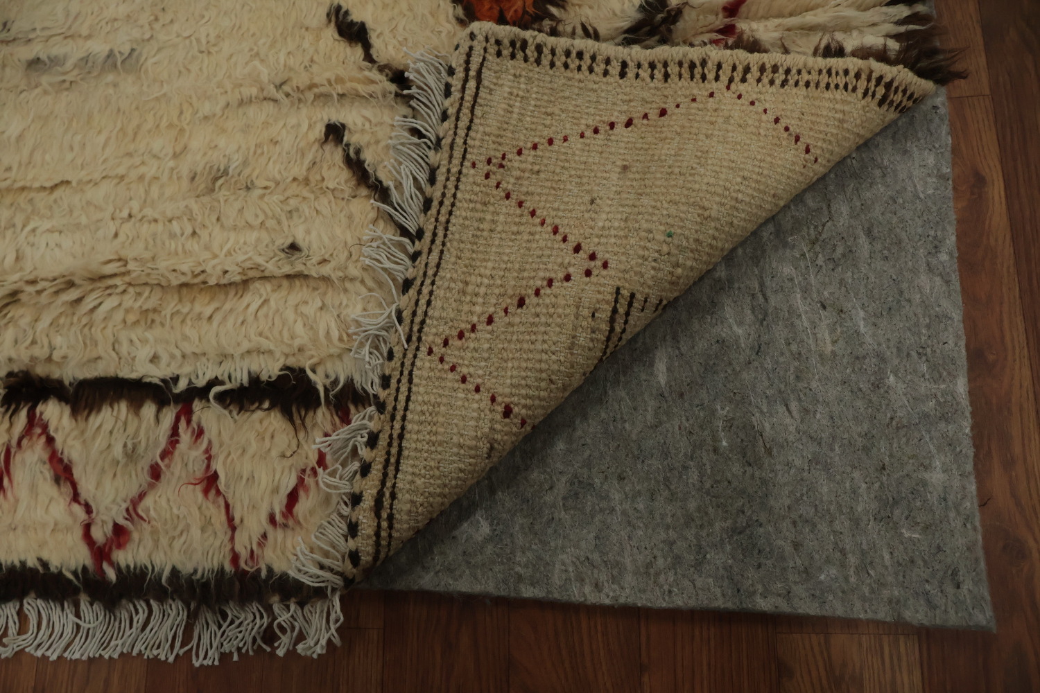 Bohemian Elegance with Geometric Moroccan Wool Area Rug 8x10
