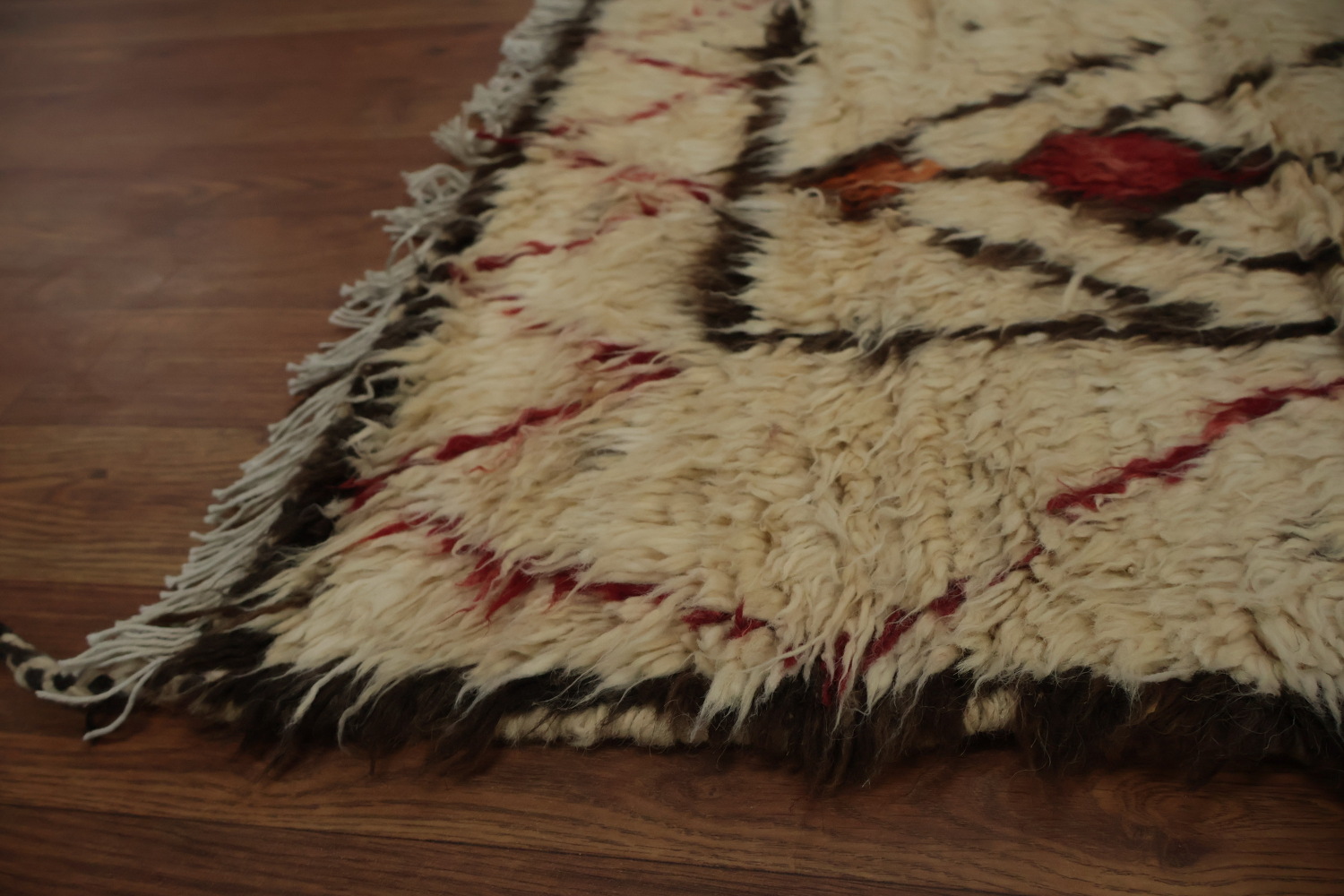 Bohemian Elegance with Geometric Moroccan Wool Area Rug 8x10