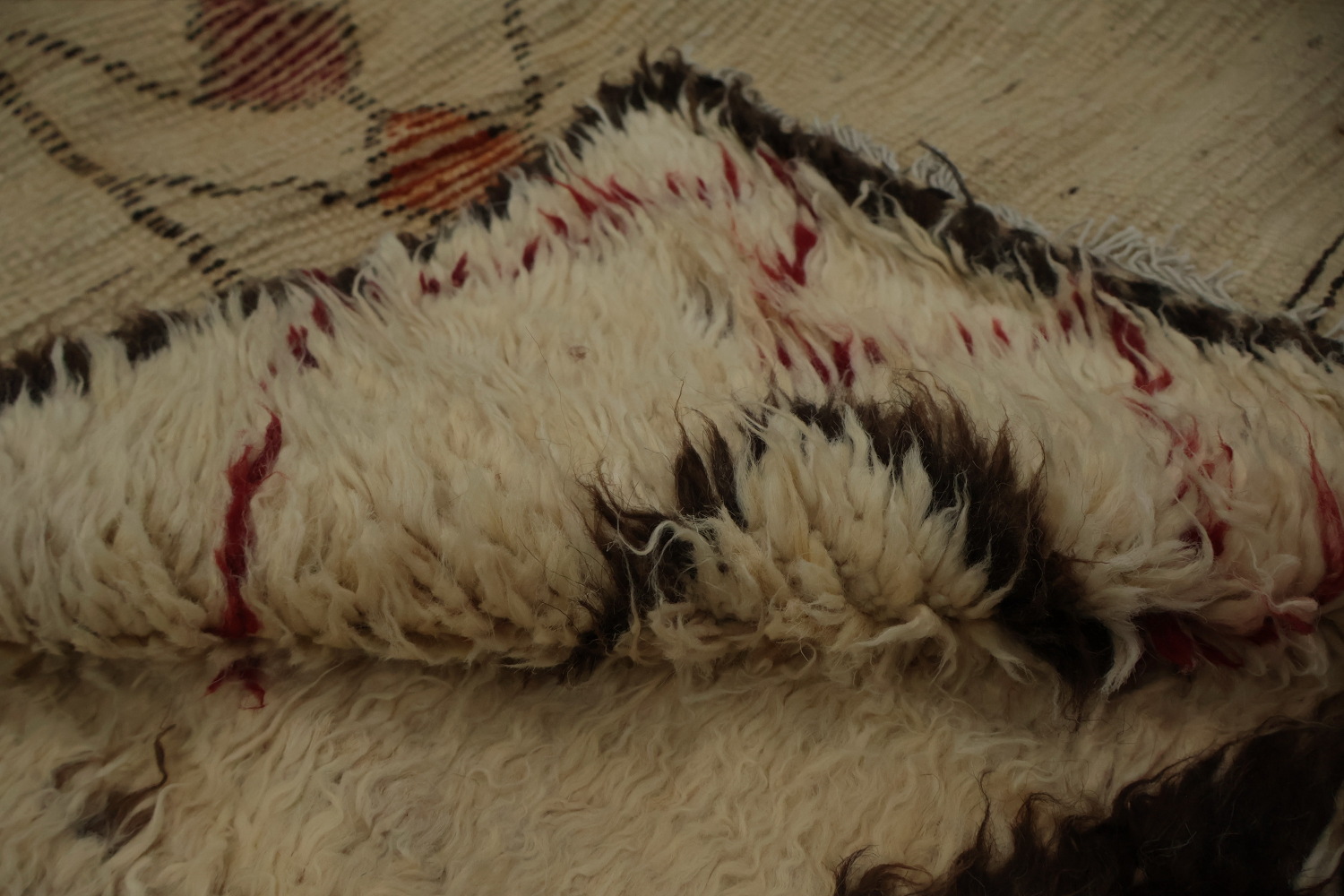 Bohemian Elegance with Geometric Moroccan Wool Area Rug 8x10