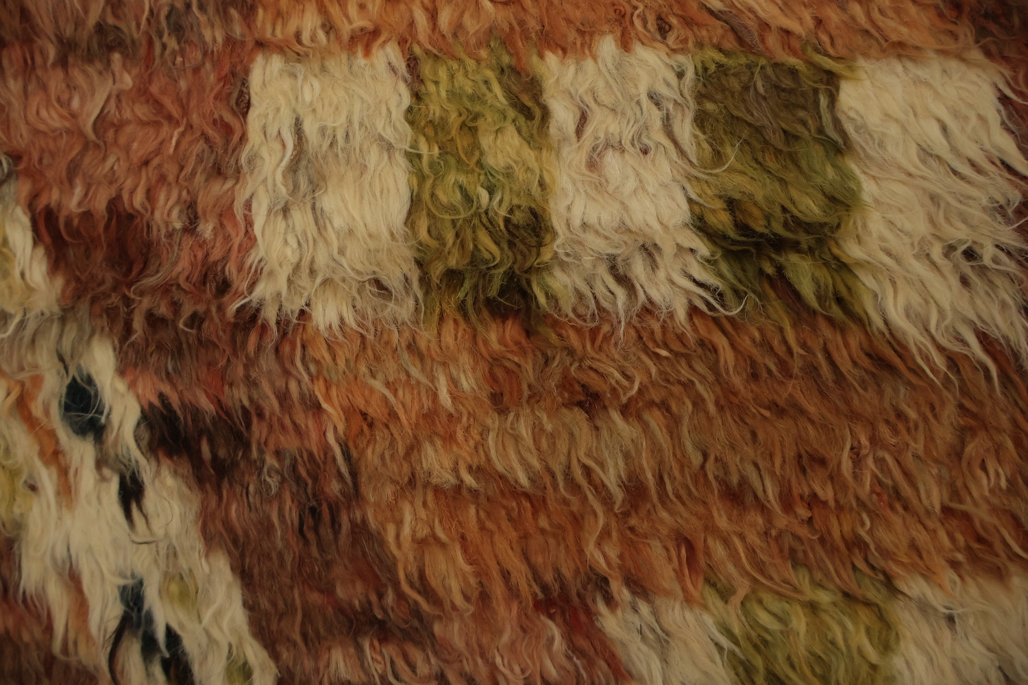 Warm-Toned Berber Moroccan Large Rug 13x16 with Tribal Geometric Motifs