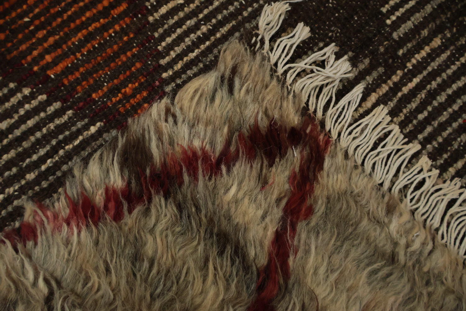 Multicolor Diamond Design Handmade Moroccan Large Rug 10x14