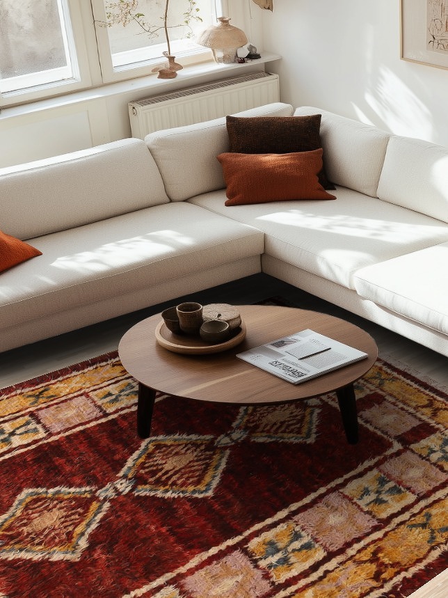 Tribal Moroccan Oriental Area Rug 7x10