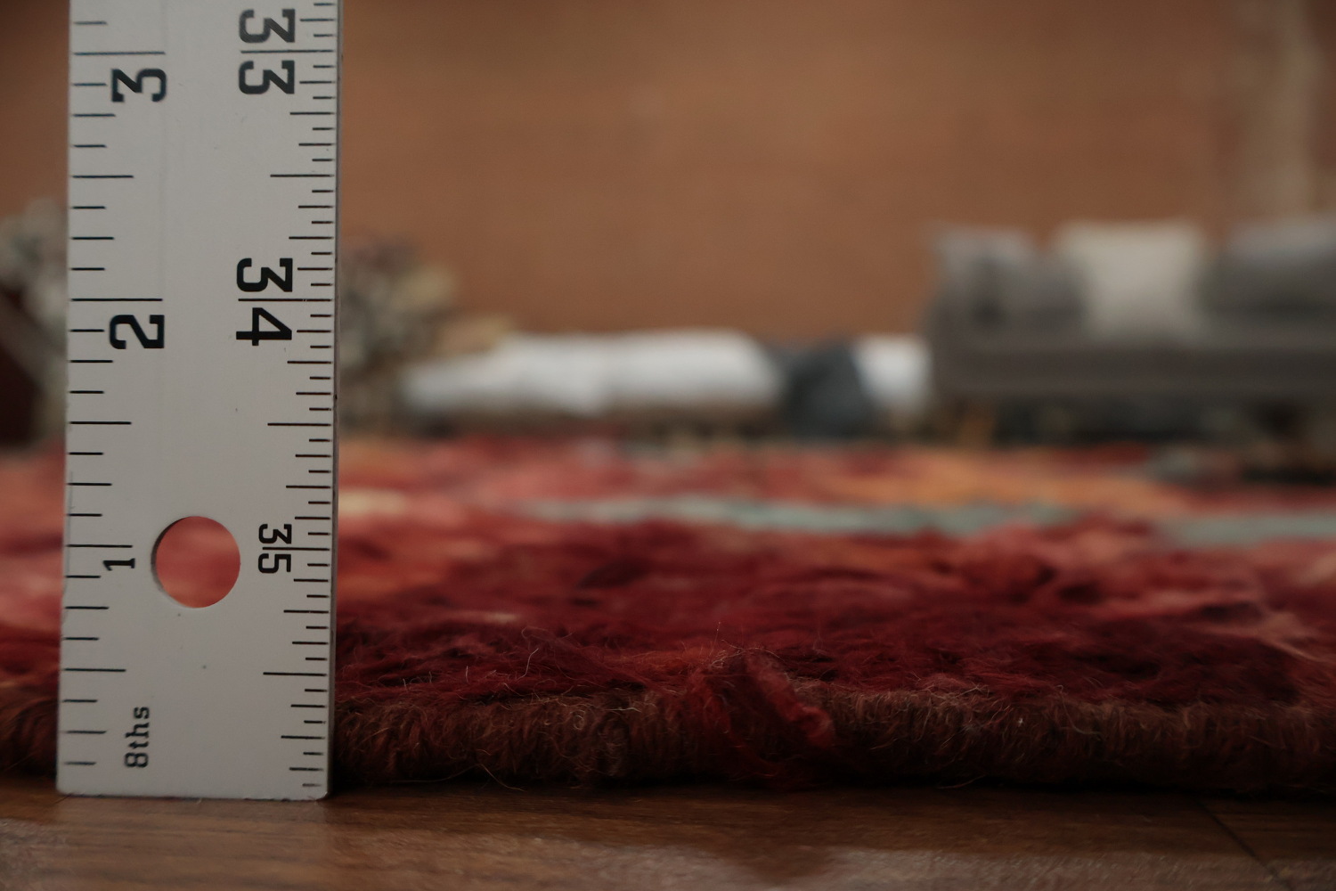 Bold and Earthy Berber Moroccan Area Rug 7x10 with Artistic Patterns