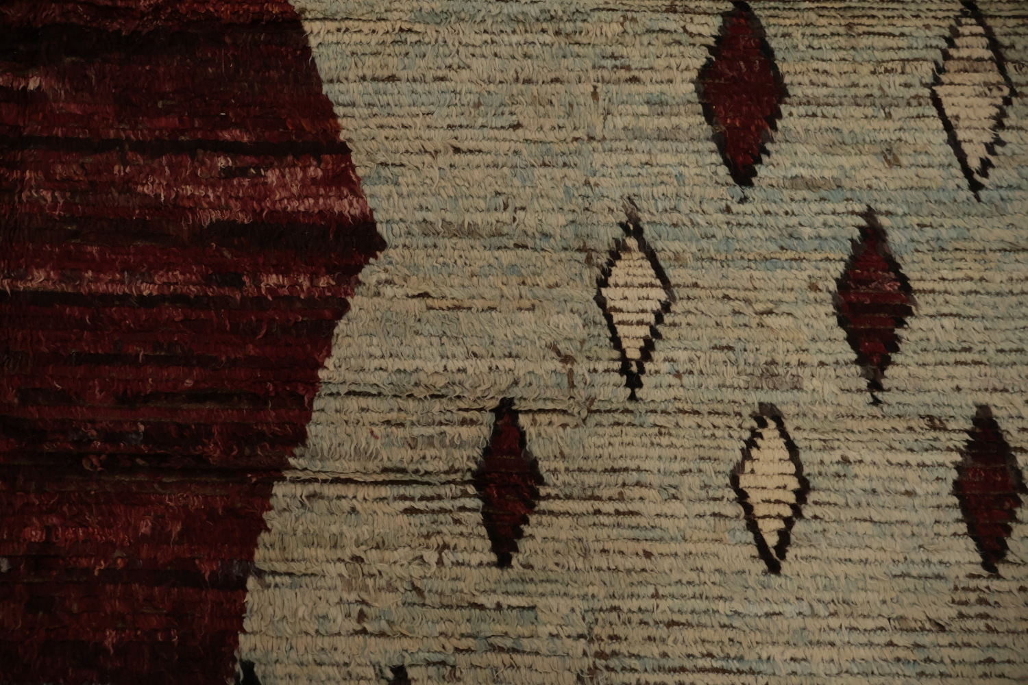 Geometric Moroccan Wool Area Rug 8x10