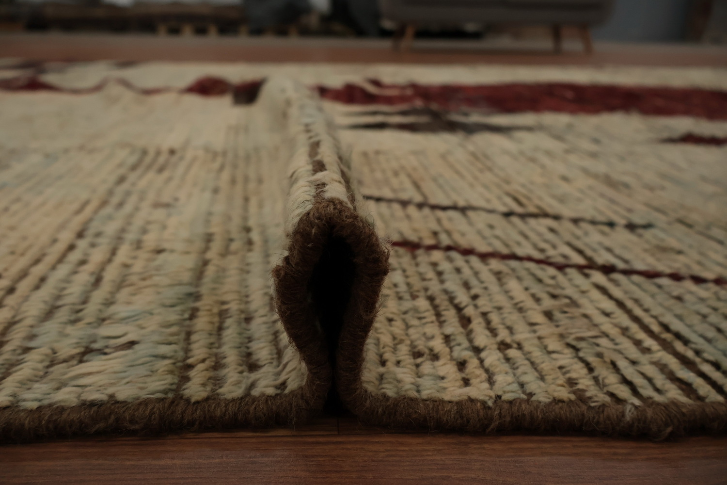 Geometric Moroccan Wool Area Rug 8x10