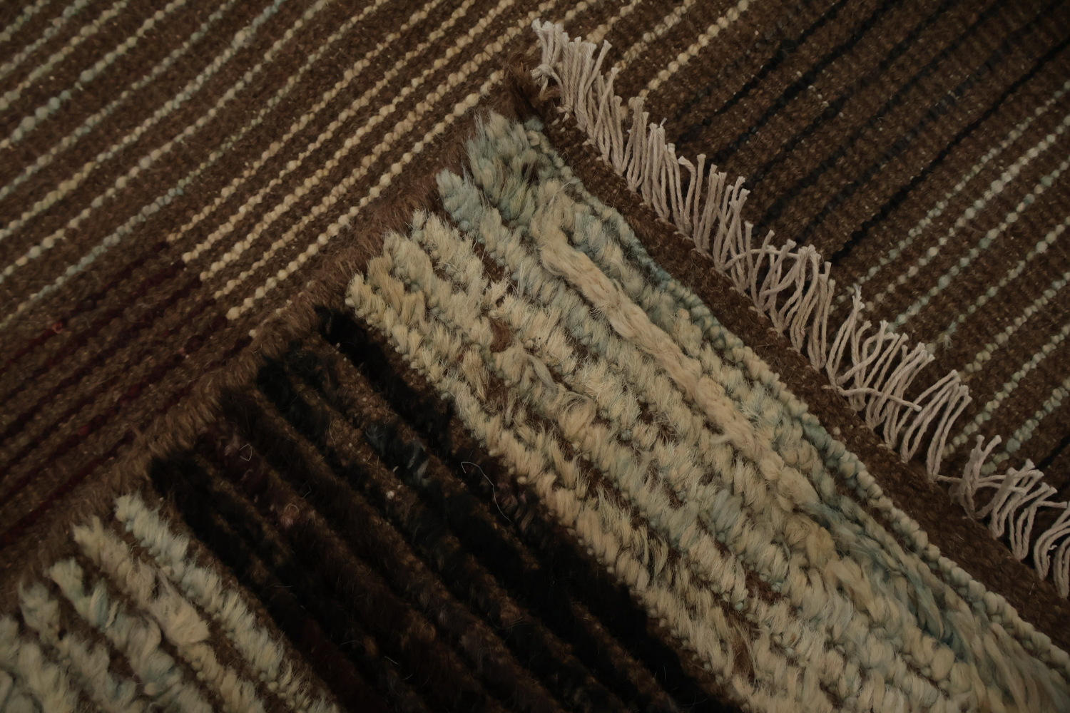 Geometric Moroccan Wool Area Rug 8x10
