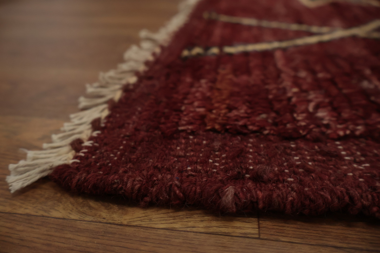 Burgundy Red Moroccan Area Rug 7x10