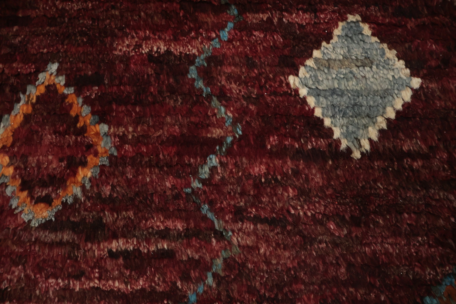 Enchanting Moroccan Area Rug 7x10 with Rich Earthy Tones