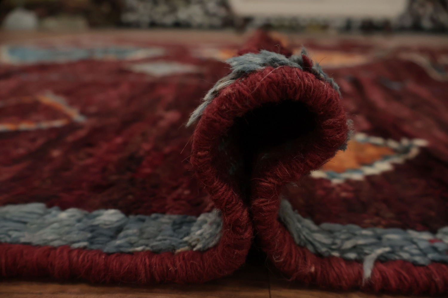 Enchanting Moroccan Area Rug 7x10 with Rich Earthy Tones