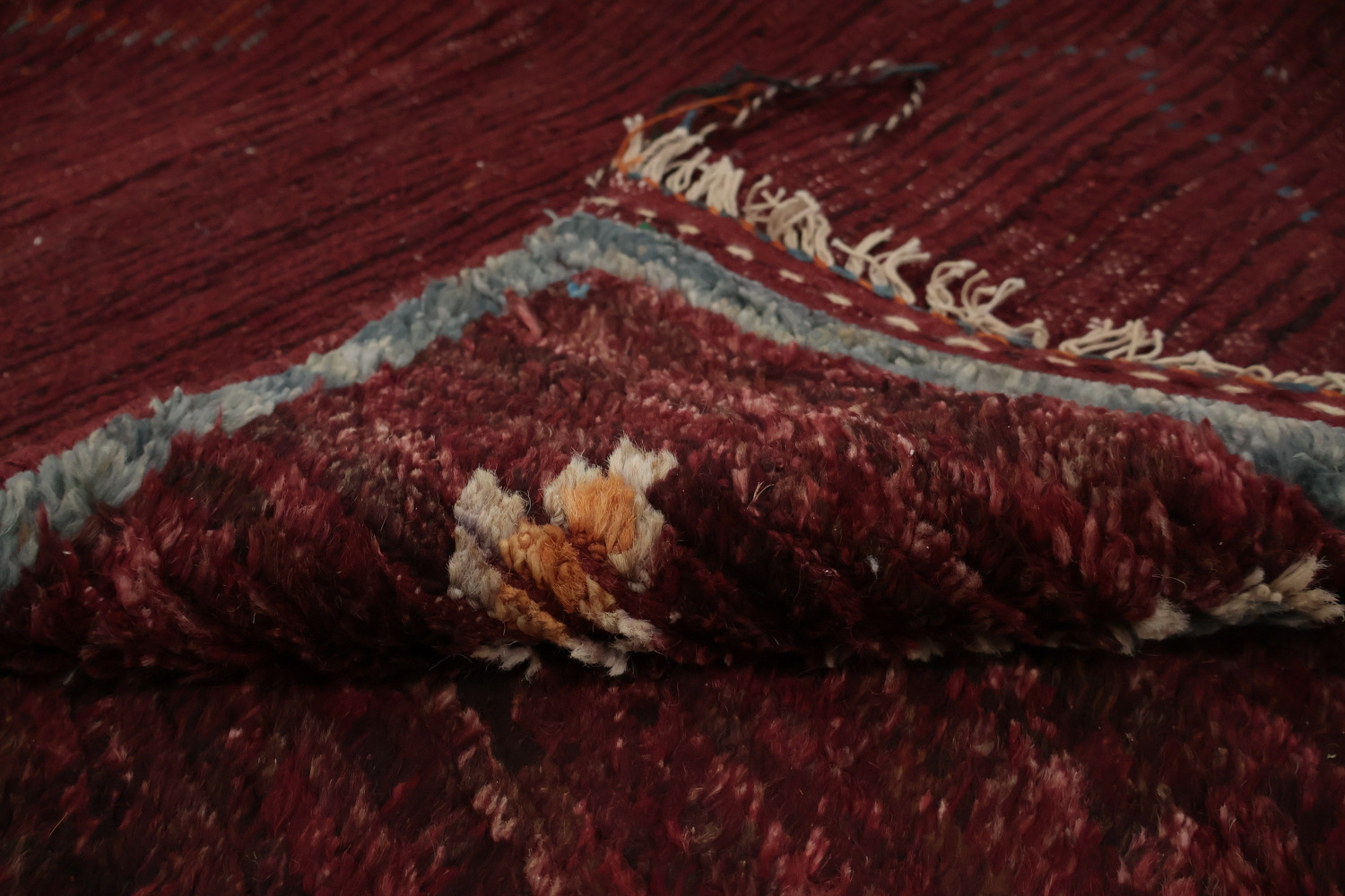 Enchanting Moroccan Area Rug 7x10 with Rich Earthy Tones