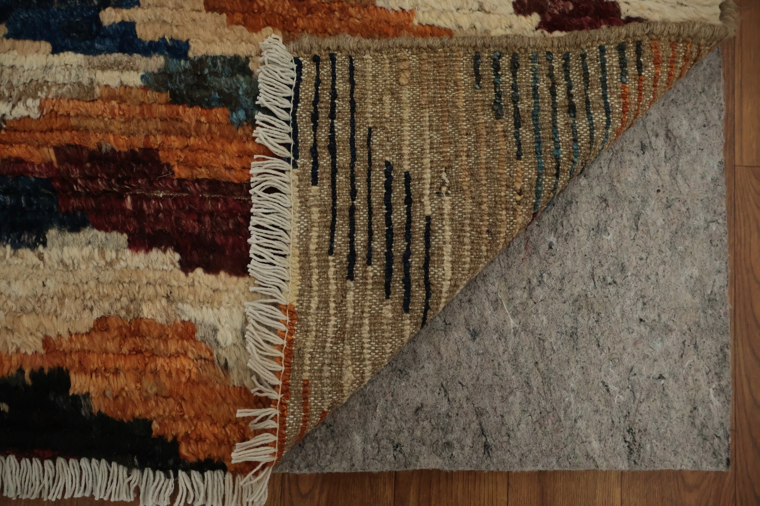 Bold Multicolor Moroccan Area Rug 7x9 for Contemporary Interiors