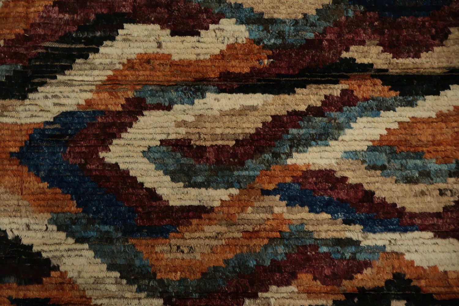 Bold Multicolor Moroccan Area Rug 7x9 for Contemporary Interiors