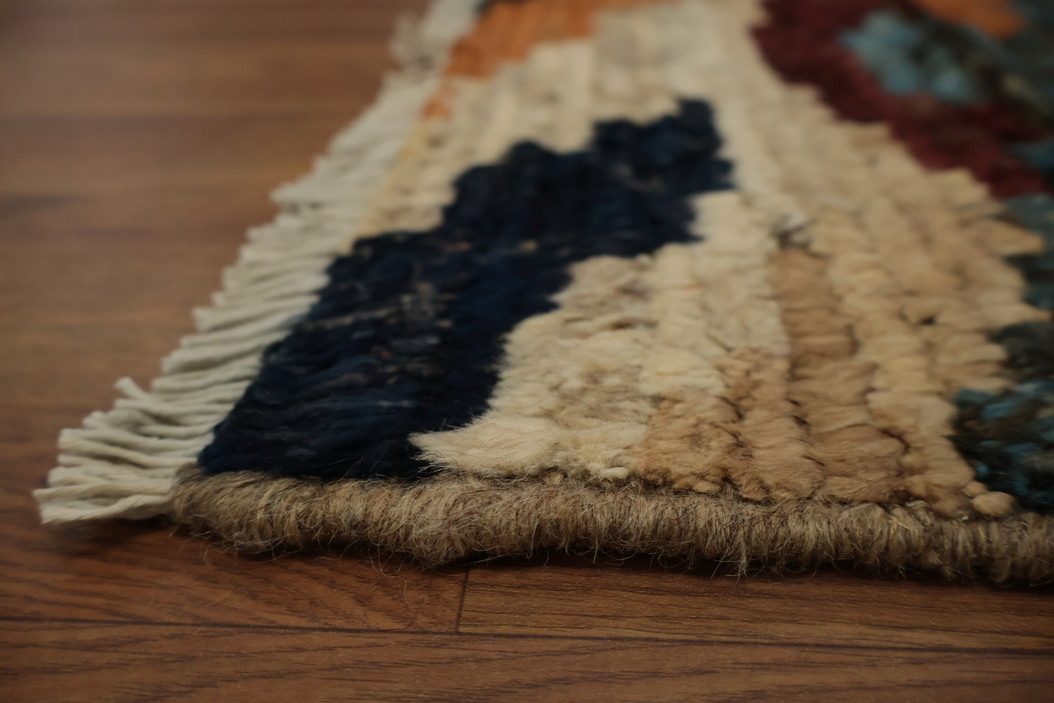Bold Multicolor Moroccan Area Rug 7x9 for Contemporary Interiors