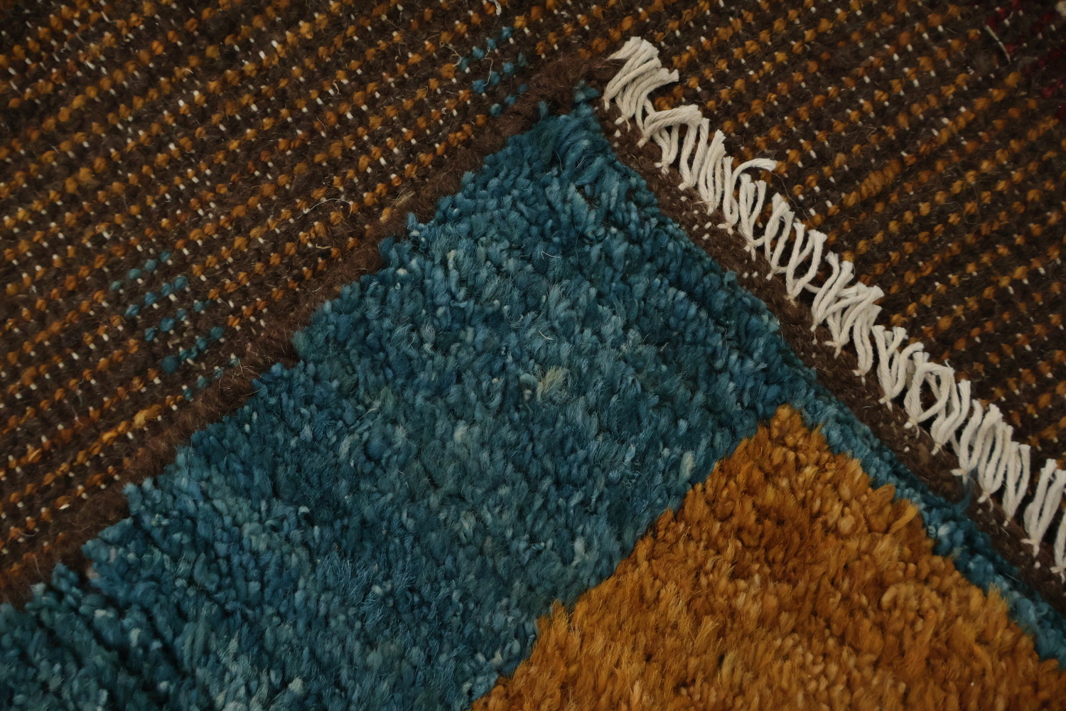 Colorful Moroccan Large Area Rug 10x11 with Geometric Designs