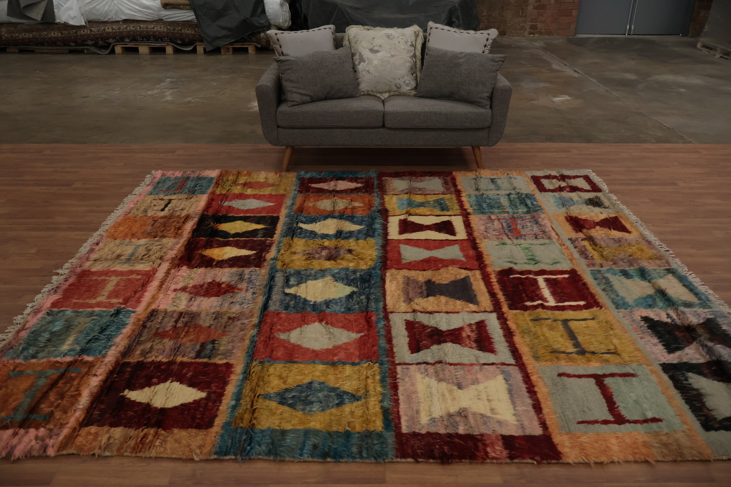 All-Over Moroccan Tribal Area Rug 8x10