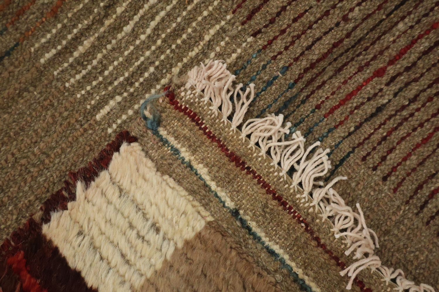 Checkered Moroccan Area Rug 6x8