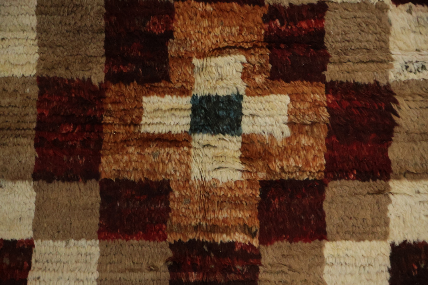 Checkered Moroccan Area Rug 6x8