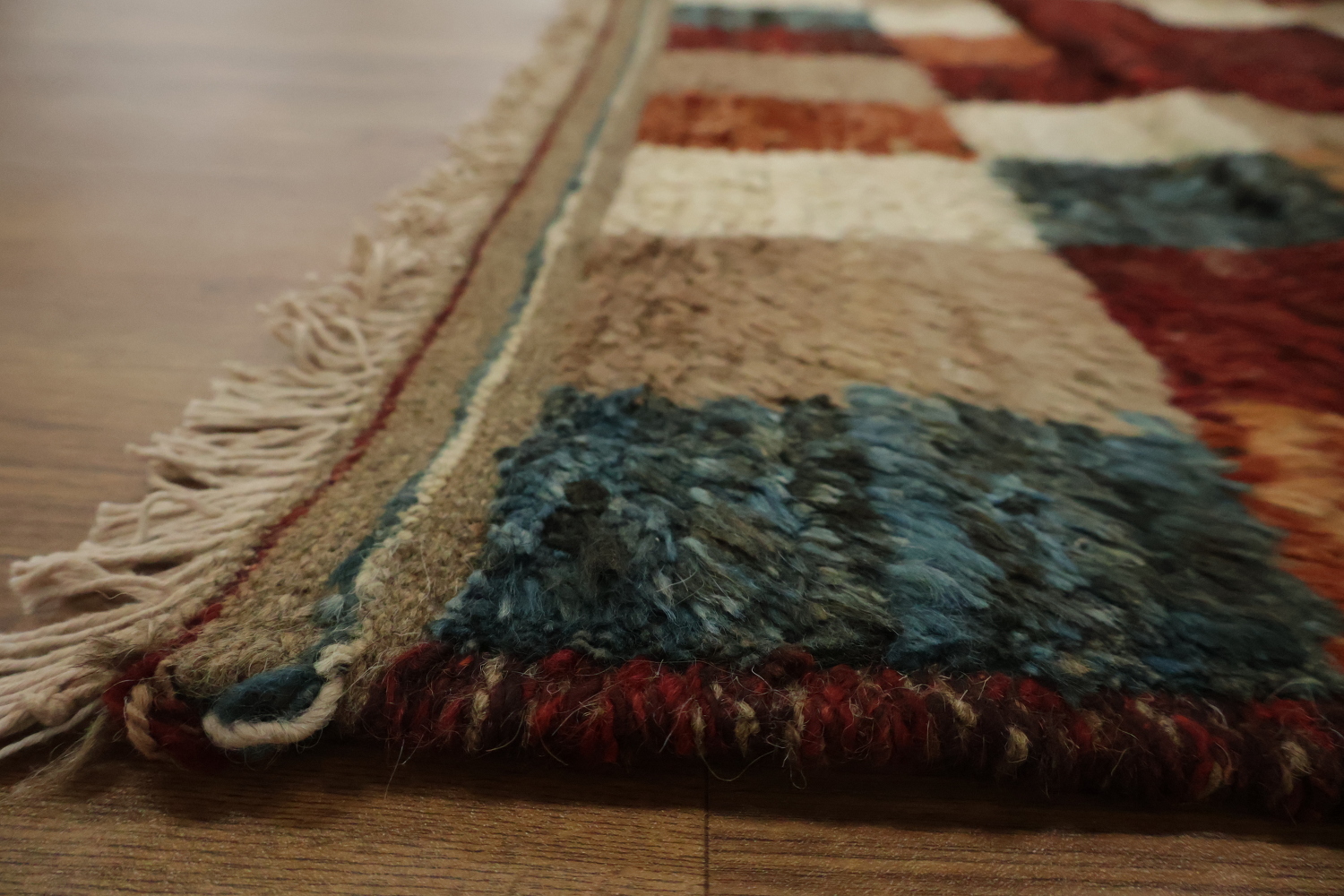 Checkered Moroccan Area Rug 6x8