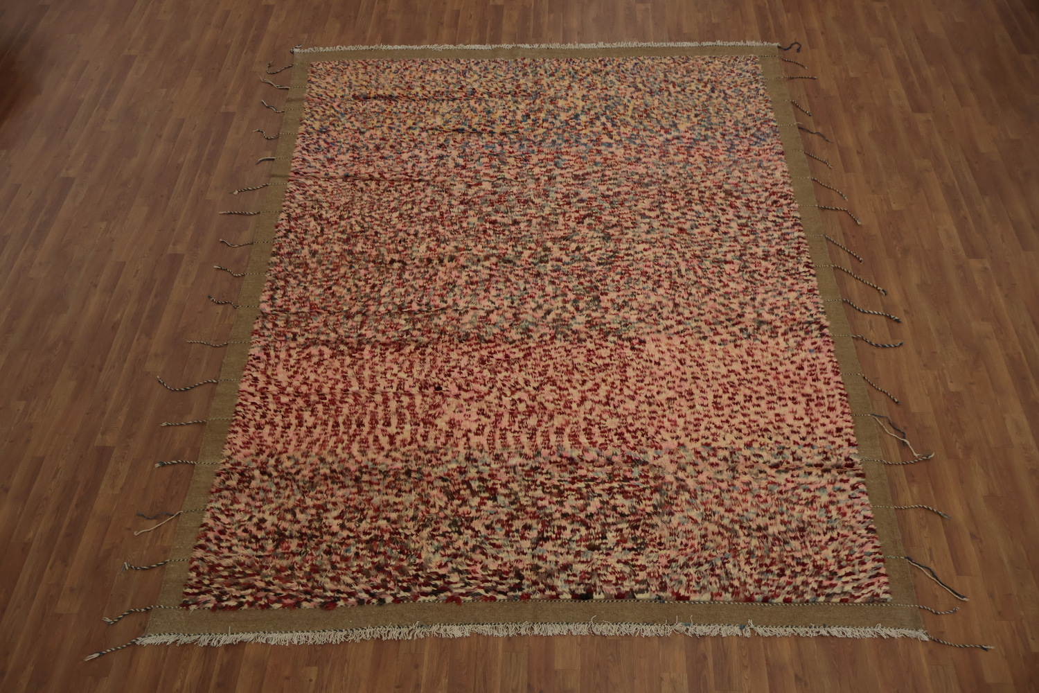 Multicolored Berber Moroccan Area Rug 8x11 for Contemporary Homes