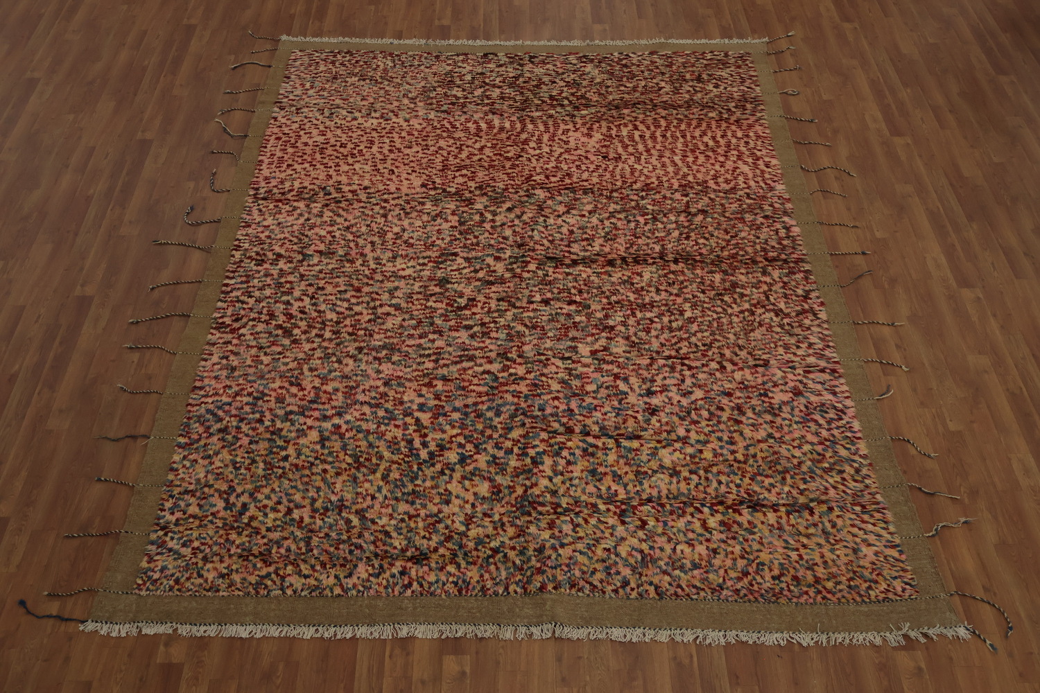 Multicolored Berber Moroccan Area Rug 8x11 for Contemporary Homes