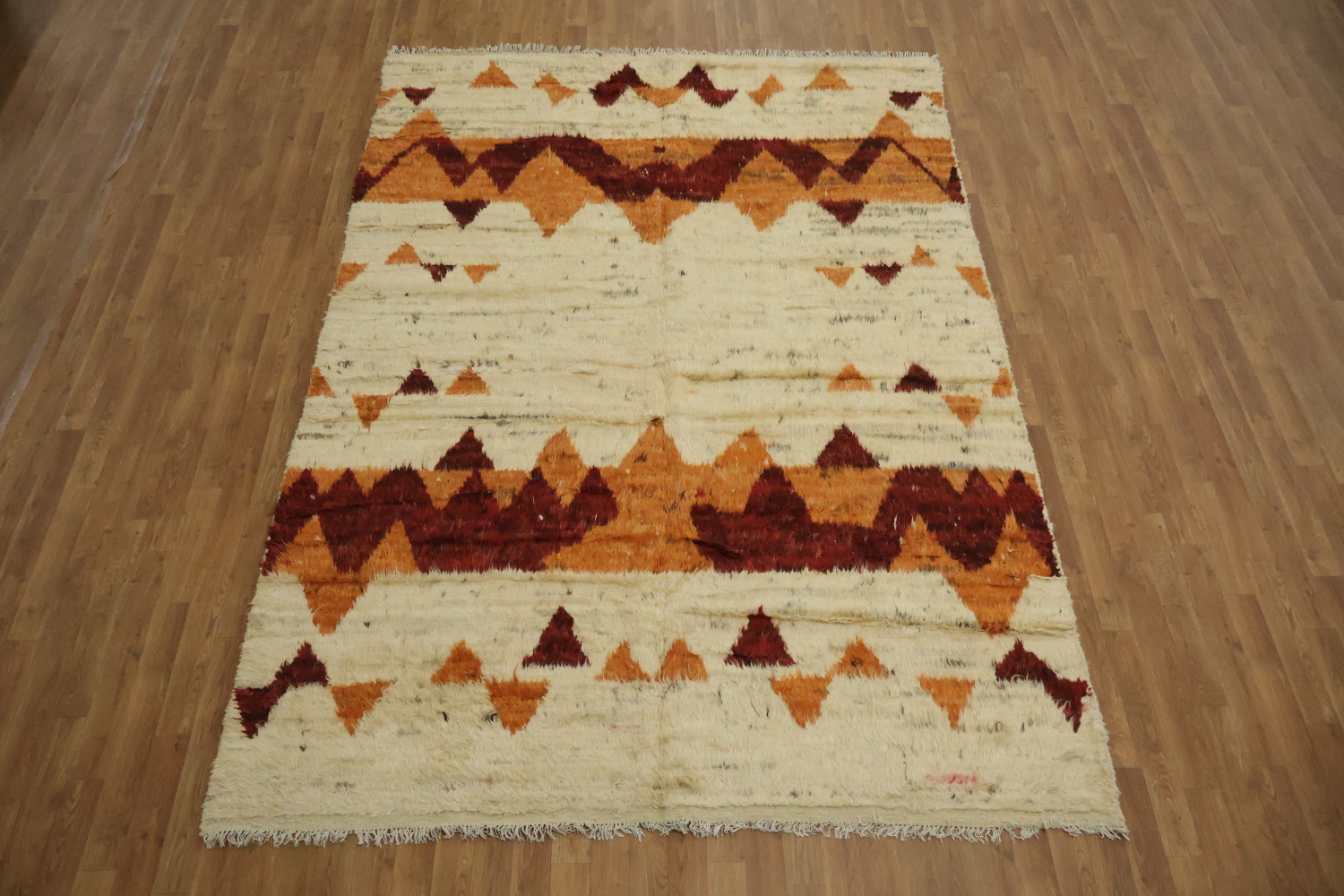Tribal Wool Moroccan Area Rug 7x10