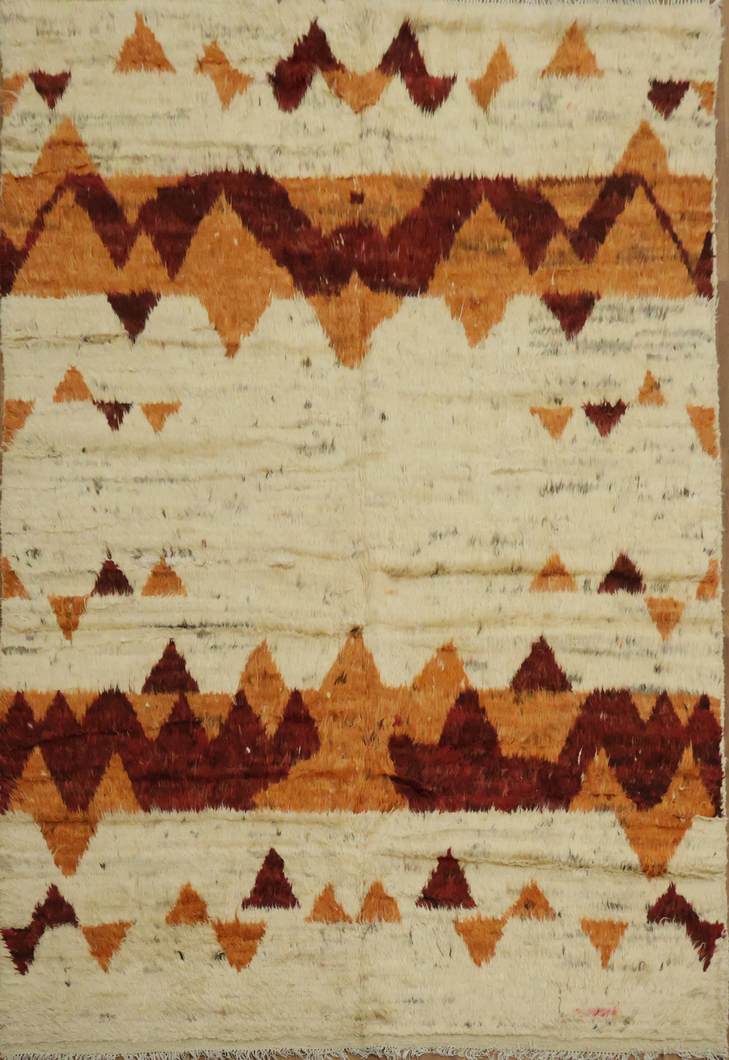 Tribal Wool Moroccan Area Rug 7x10