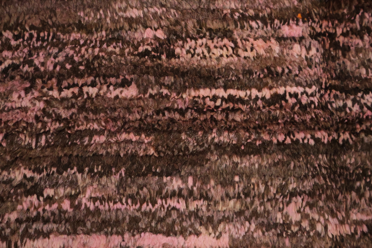 Brown/ Pink Moroccan Wool Area Rug 6x8