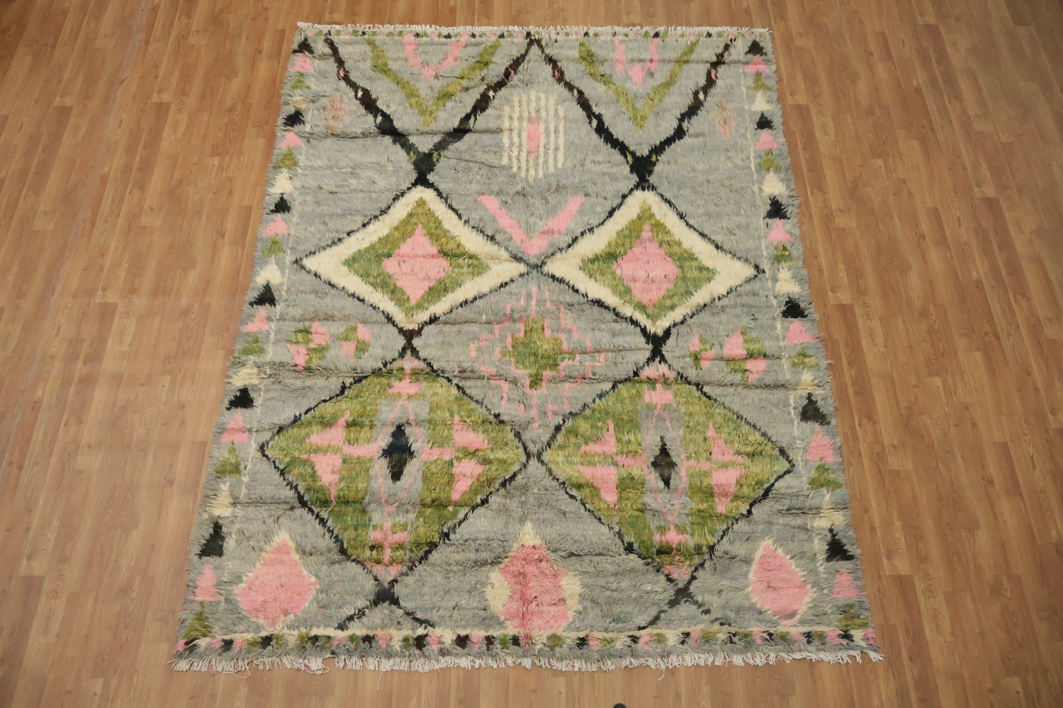 Tribal Berber Moroccan Area Rug 7x9